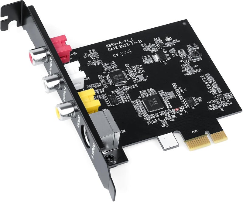 DigitPro PCIE Video Capture Card, PCIE Video Capture Board, HDMI Capture Card for Streaming and Video Gaming, Pass-Through with Ultra-Low Latency on Windows 8, 10, 11 and Linux Systems - Image 1